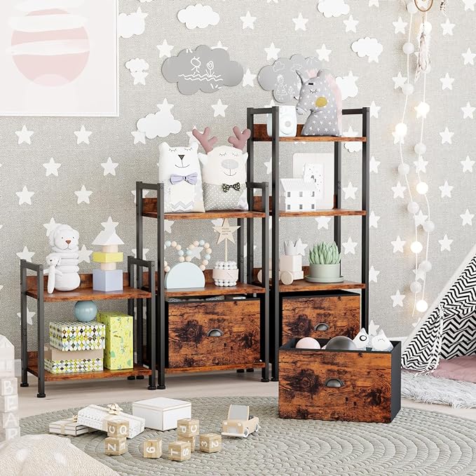 Furologee 4 Tier Bookshelf - Image 2