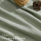Desert Sage Linen Curtains 132 Inch Length - Image 4