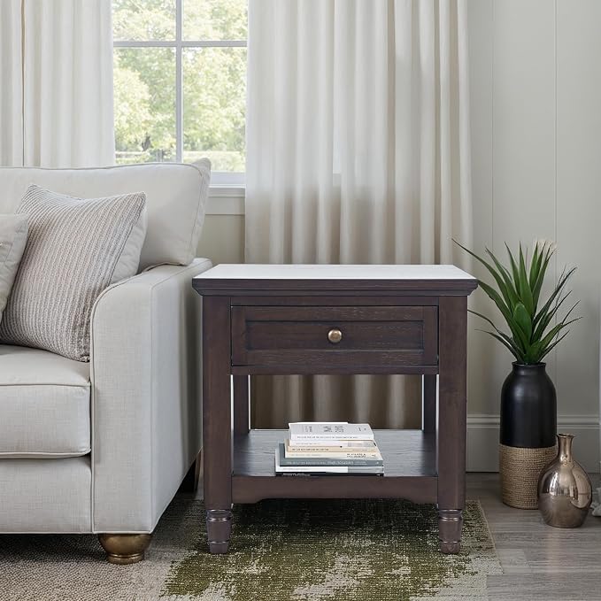 Brentwood Modern Transitional 24" Square End Table - Image 2