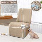 ALIECOM 100% Waterproof Recliner Sectional Couch Covers L Shape Stretch Corner - Image 4