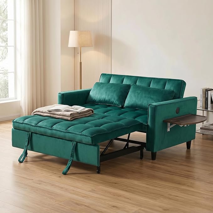 4 in 1 Convertible Sofa Bed, Pull Out Couch - Image 5