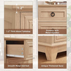 Joaxswe Farmhouse 6 Drawer Dresser - Image 5