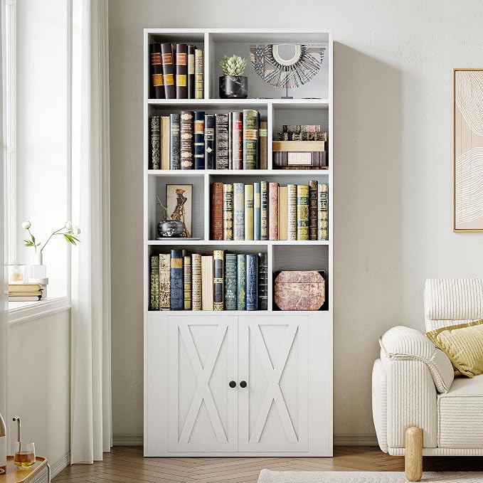 IRONCK Book Shelf, Tall Bookshelf - Image 2