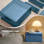 Nightstand Bedside Table with Storage Space, Dorm and Small Spaces, Easy - Image 7