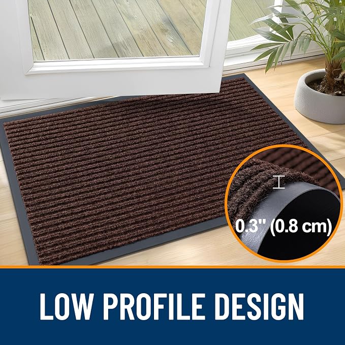 OLANLY Front Door Mat 71x30, Waterproof Heavy-Duty Indoor Outdoor Doormat | - Image 4