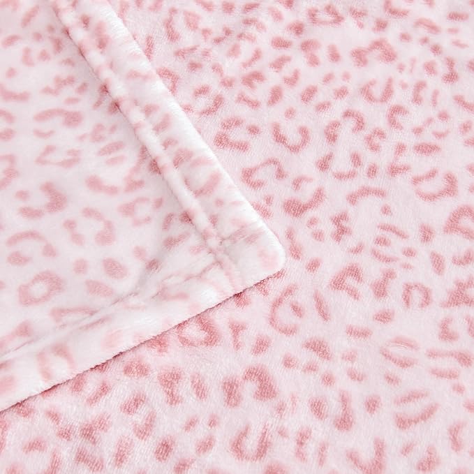 Edenleaf Leopard Print Blanket Fleece Throw - Image 6