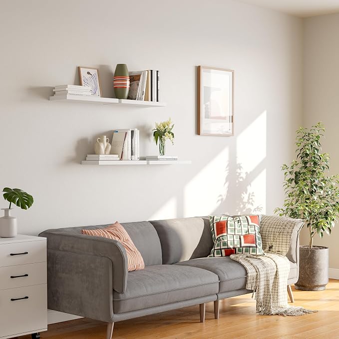 YUFLINX 16’’White Floating Shelves - Image 4