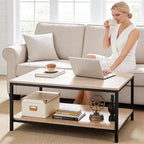 ZenStyle Industrial Coffee Table - Image 5