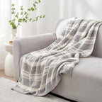 Snuggle Sac Queen Size Bedding Blankets, Super Soft Warm Blankets Cozy Knit - Image 8