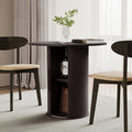 31.5" Round Dining Table for 2-4, Modern Kitchen Table by WelcometoFurnitureSalon