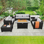 Rattaner 6 Pcs Outdoor Furniture Sets Patio Furniture Set - Image 2