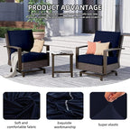 14Pcs Outdoor Cushion Covers, Elastic Patio Cushion Covers | Washable, - Image 3