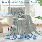 OIGAE Cooling Blanket for Hot Sleepers - Image 3