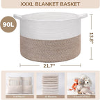 INDRESSME XXXLarge Blanket Basket - Image 7