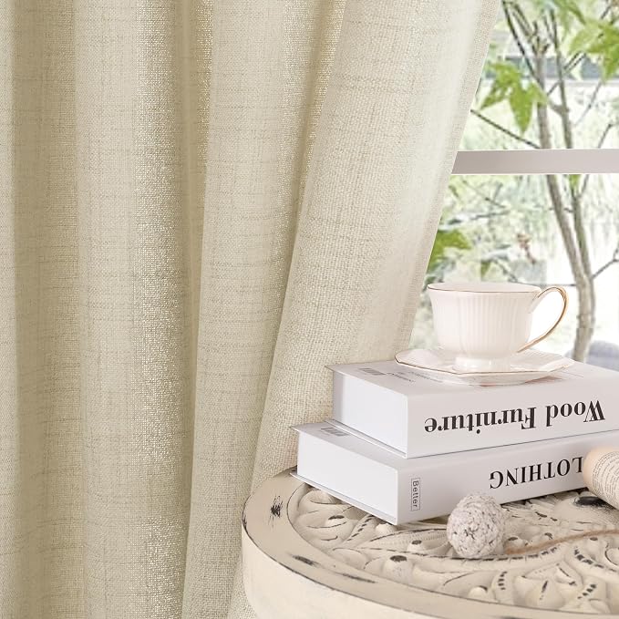 YoungsTex Linen Curtains 80 Inch Length - Image 7