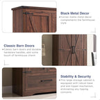 JXQTLINGMU Farmhouse Kitchen Pantry Cabinet - Image 5