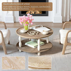 karlott Round Coffee Table, 30.3" Coffee Tables - Image 3