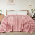 Exclusivo Mezcla Striped California King Size Fleece Blanket by ExclusivoMezcla