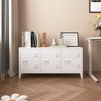 MIOCASA TV Stand 3 Door Metal Storage Locker Cabinet - Image 6