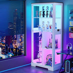 71” Glass Display Cabinet with RGB Light - Image 9