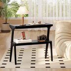 Solid Wood End Table, 2-Tier Side Table - Image 8