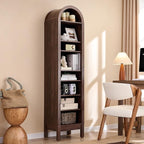 IFGET 71" Tall Arched Bookshelf, 8 Tiers Arch Bookcase by IFGETEnrichYourLivingSpace