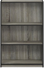 Furinno Jaya Book Shelf, 3-Tier Bookshelf, Standing Bookcase - Image 3