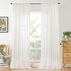 BGment 42X84 Inches Long Linen Curtains by BGment