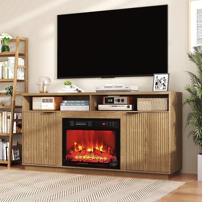 4-Piece Fluted Living Room Set Includes 31.5" Fluted Lift Top Coffee Table - Image 7