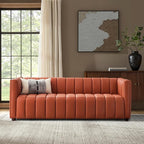 HULALA HOME 83" Genuine Leather Sofa - Image 7