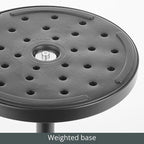 mDesign Glass Top Side/End Drink Table - Image 4