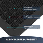 Front Door Mat Outside Entrance, Heavy Duty Waterproof Doormat | 29.5"x17" - Image 3