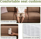 122.8" Large Sectional Couches for Living Room, 6 Seater L Shaped Modular - Image 4