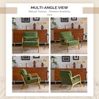 VINGLI Chenille Mid-Century Modern Accent Chair, Cute Reading Arm Chair - Image 8