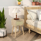 LAATOOREE Nightstand Set of 2, Small Bedside Table, Boho Side End Table - Image 4