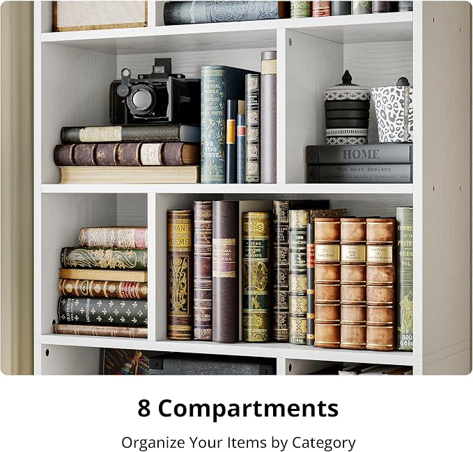 IRONCK Book Shelf, Tall Bookshelf - Image 5
