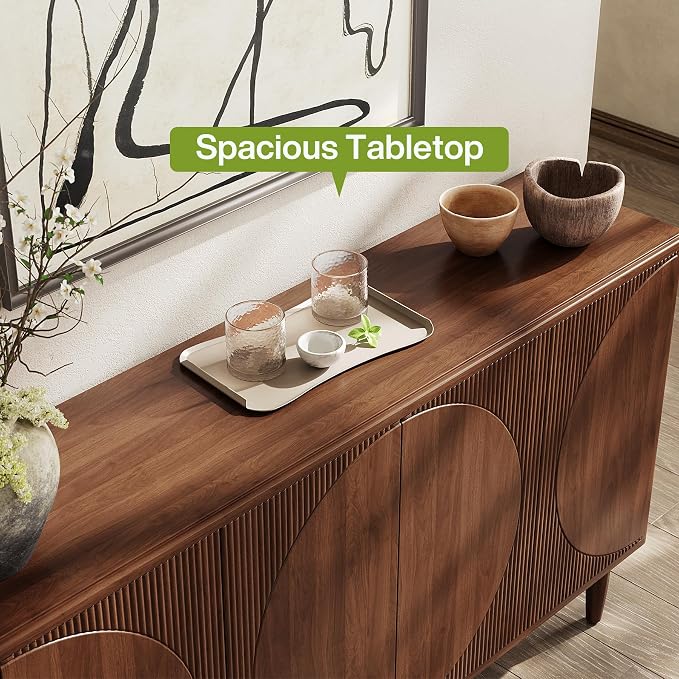 LITTLE TREE 59-Inch Buffet Cabinet Sideboard - Image 7