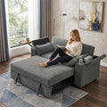 Auvsoce 65" 3-in-1 Pull-Out Convertible Sofa Bed by Unknown