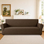 ZNSAYOTX 1 Piece Stretch Oversized Sofa Covers, New Plaid Couch Cover - Image 2