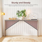 MAHANCRIS Console Table, 62.2" Long Sofa Table Behind Couch, Narrow Entryway - Image 6