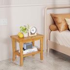 Large Bamboo Shower Bench Stool - Image 7