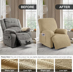 Timeles Recliner Covers Extra Wide Recliner Chair Cover Reclining Sofa - Image 4