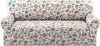 H.VERSAILTEX Printed Couch Covers Printed Sofa Cover High Stretch Couch Cover by HVERSAILTEX