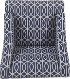 Homepop Home Decor Upholstered Classic Swoop Arm Accent Chair Accent Chairs - Image 7