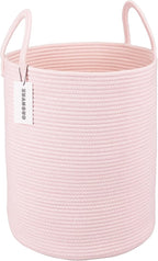 XUANGUO Cotton Rope Laundry Basket Hamper by XUANGUO