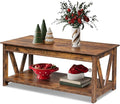 WLIVE Coffee Table, Wood Center Table by WLIVE