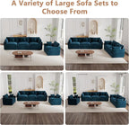 mikibama Modular Sectional Sofa, 146.5 Inch U Shaped Couch Set - Image 7