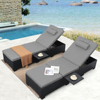 WAROOM Outdoor Chaise Lounge Chairs - Image 3