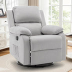 Korser Recliner Chair, 360 Swivel Rocker Chair by KORSER