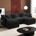 Ihanherry U-Shaped Modern Sofa 111.4" Modular Sectional Cloud Couch by iHanHerry